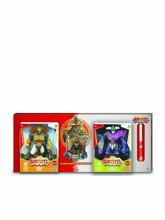 Gormiti Lord Eklos, Lord Sol & Φιγούρα Gormiti vs Darkans Giochi Preziosi