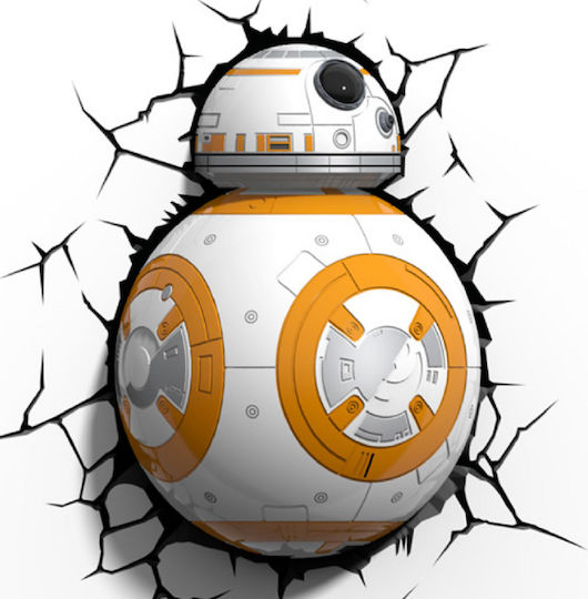 3DLightFX Παιδικό Φωτιστικό Τοίχου Led Πλαστικό Star Wars