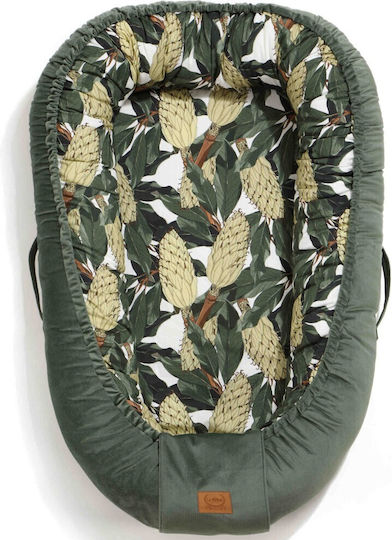 La Millou Βρεφικό Μαξιλάρι Φωλιά Milano Magnolies Khaki