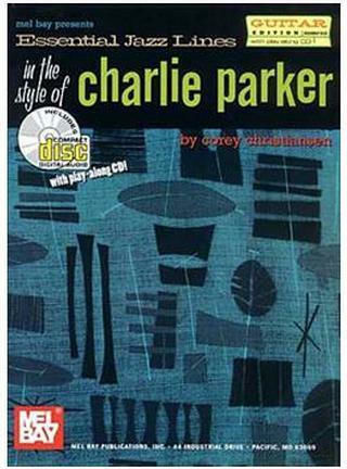 Mel Bay Essential Jazz Lines-In the style of Charlie Parker Sheet Music for Guitar + CD