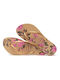 Havaianas Slim Organic Women's Flip Flops Gold