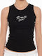 Russell Athletic Women's Athletic Crop Top Sleeveless Black