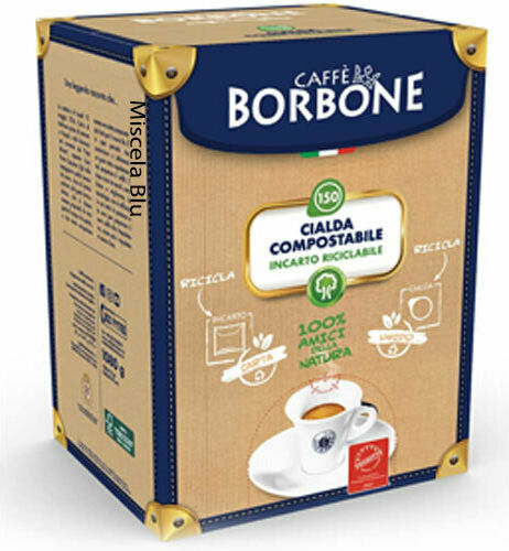 Caffe Borbone Capsule Espresso Blu Compatibile cu Mașina E.S.E. Pod 50capace