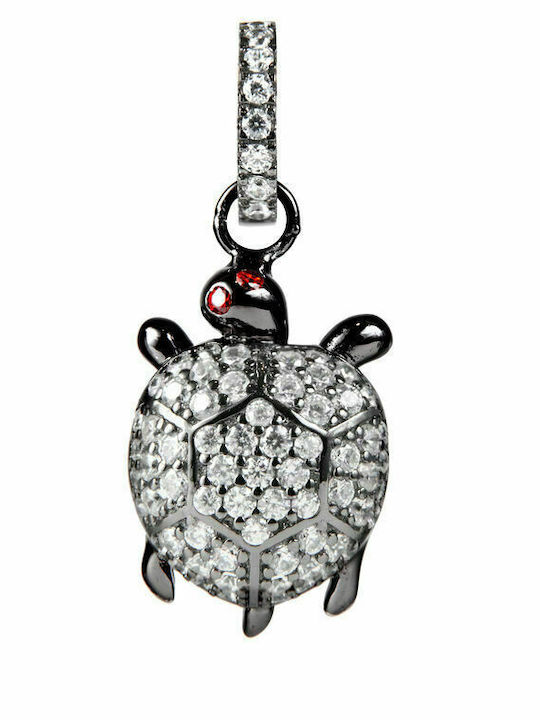 Lancaster Italia Animal Charm Made of Silver with Zircon