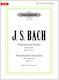 Edition Peters BACH J.S. Γαλλικές Σουίτες BWV 812-817 Παρτιτούρα για Πιάνο