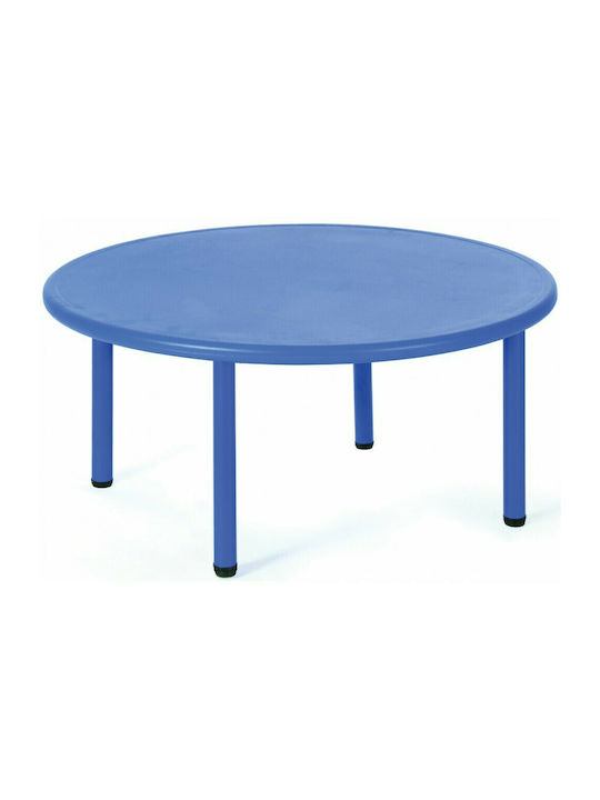 Ron Kids Table made of Plastic Blue