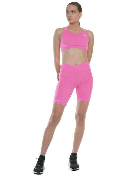 Women's Bike Training Legging High Waisted Pink