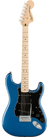 Squier Affinity Strat MN LPB Електрическа Китара Stratocaster с SSS Конфигурация на Пикапите Lake Placid Blue