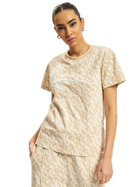 Karl Kani Women's T-shirt Beige