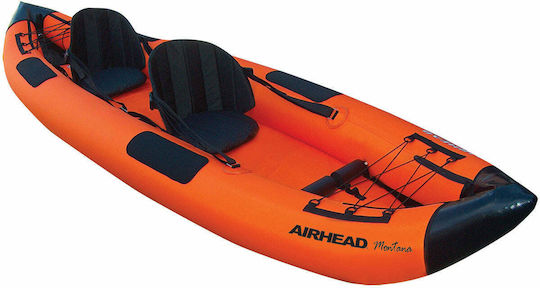 Airhead Montana AHTK-2 Πλαστικό Kayak Θαλάσσης 2 Ατόμων Πορτοκαλί