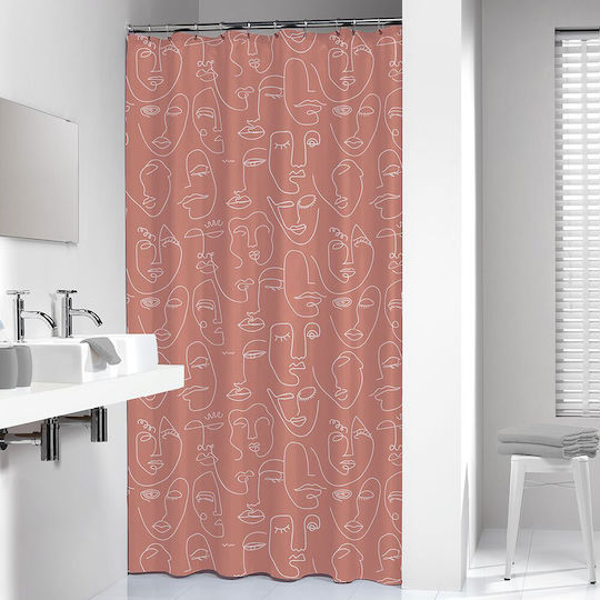 Sealskin Mind Duschvorhang 180x200cm Pink