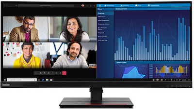 Lenovo ThinkVision P34w-20 Ultrawide IPS Curved Monitor 34.14" QHD 3440x1440