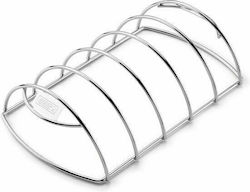 Weber Rib Rack Ανοξείδωτη Σχάρα Ψησίματος με Πόδια 33.5x20.3εκ. για Παϊδάκια