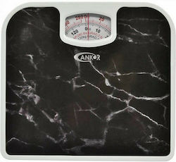 Ankor Mechanical Bathroom Scale Black Marble 818495