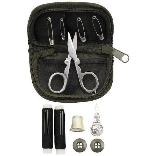 MFH Sewing Kit with Pouch Βαλιτσάκι Επιβίωσης με Παραμάνες & Ψαλίδι