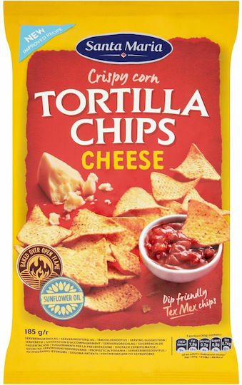Santa Maria Nachos με Γεύση Τυρί 185gr