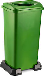 4398 Recycling Plastic Waste Bin 70lt Green