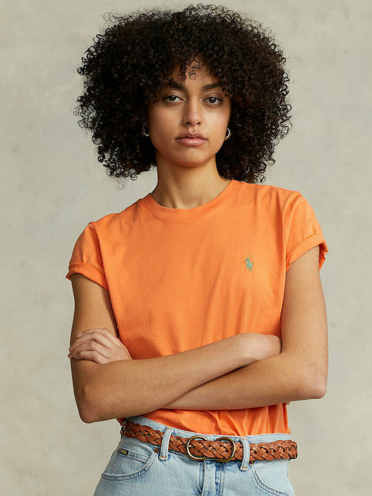 Ralph Lauren Women's Athletic T-shirt Orange