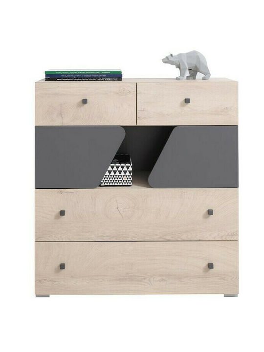 Kids Chest of Drawer Delta II with 4 Drawer 90x40x95εκ.