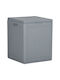 vidaXL Outdoor Storage Box 90lt Gray L43xW44xH51cm