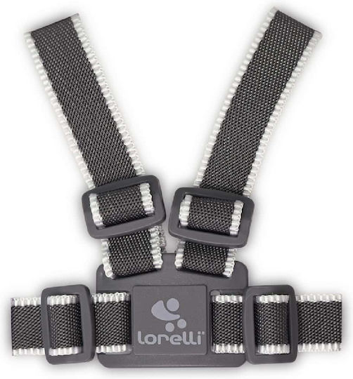 Lorelli Safety Harness με Ιμάντα Στήριξης για 6+ μηνών Γκρι