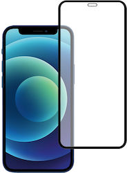 Vollflächig gehärtetes Glas Schwarz (iPhone 12 mini) Vollflächig gehärtetes Glas Schwarz (iPhone 12 mini)