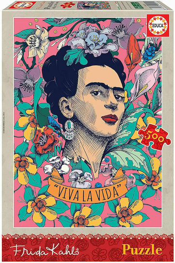 Viva la Vida Frida Kahlo Puzzle 2D 500pcs