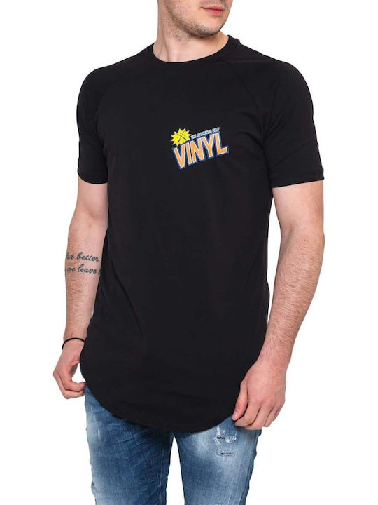 Vinyl Art Clothing T-Shirt Schwarz