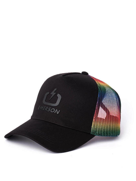 Emerson Men's Jockey Black / Rainbow