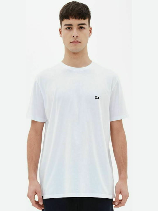 Emerson Ανδρικό T-shirt Λευκό με Λογότυπο