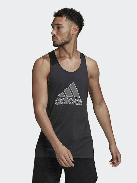 adidas Training Muscle Aeroready Тениска Сив adidas Training Muscle Aeroready Тениска Сив