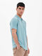 Herrenblusen Polo T-Shirts Hellblau