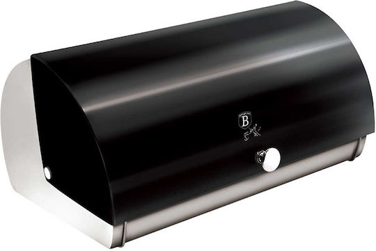Berlinger Haus Metallic Line Ψωμιέρα με Καπάκι Μεταλλική Μαύρη 40.4x20x27.4cm Berlinger Haus Metallic Line Ψωμιέρα με Καπάκι Μεταλλική Μαύρη 40.4x20x27.4cm