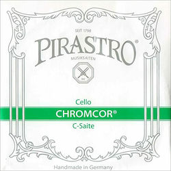 Pirastro Einzelne Saite für Cello 4/4 Chromcor Medium Saite C Ball End 4/4