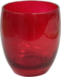 Candelabra Glass cup Large - Red