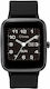 Q&Q Citrea Smartwatch mit Pulsmesser (Schwarz)