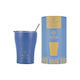 Estia Coffee Mug Save The Aegean Ανακυκλώσιμο Ποτήρι Θερμός Ανοξείδωτο BPA Free 350ml Denim Blue με Καλαμάκι