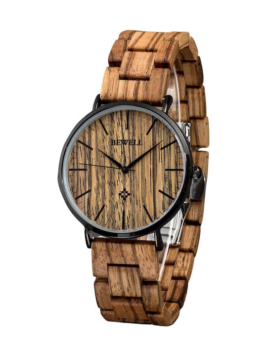 Bewell Hebe Zebra Γυναικείο Ρολόι 41mm Μπαταρία...
