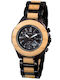 Bewell Palma Women's Watch with Wooden Bracelet