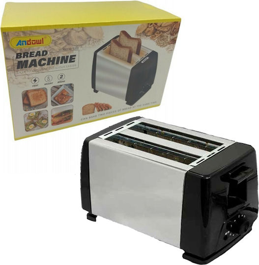 Andowl Q T159 Q-T159 Тостер Двуместна 750W Черен