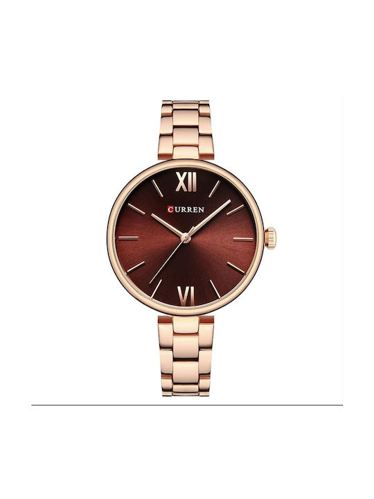 Curren Uhr mit Rose Gold Metallarmband