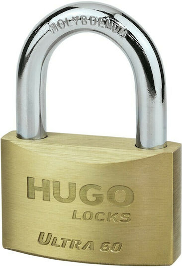 Hugo Locks Ultra Line Бронзово Лукето Заключване на скоба с ключ 40мм 1бр