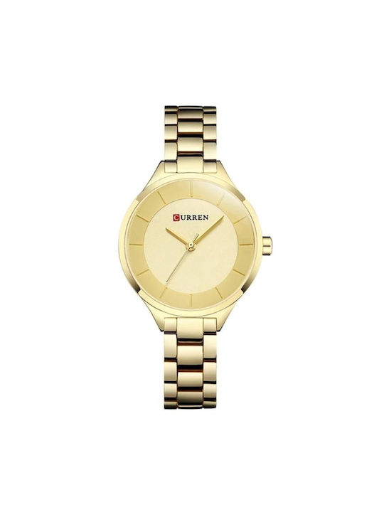 Curren Watch with Gold Metal Bracelet