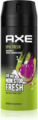 Axe Epic Fresh Grapefruit & Tropical Pineapple Scent Non Stop Fresh Deodorant Körper Deodorant 48h als Spray 150ml