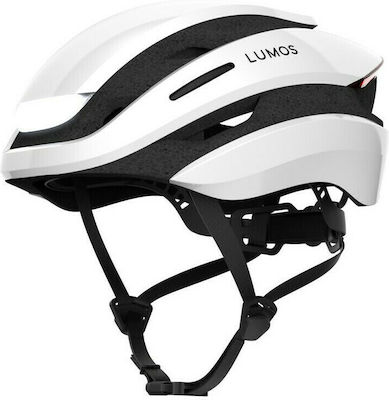 Lumos Ultra City Bicycle Helmet with LED Light White