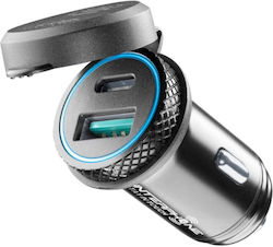 Interphone Car Charger with Ports 1xUSB-A 1xType-C Interphone Car Charger with Ports 1xUSB-A 1xType-C