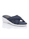 Sunshine Anatomic Women's Platform Wedge Sandals Blue