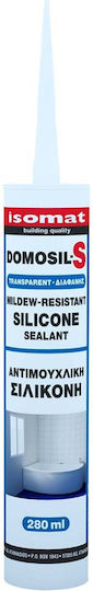 Isomat Domosil-S Σφραγιστική Σιλικόνη Αντιμουχλική Διάφανη 280ml