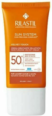 Rilastil System Velvet Cream Crema protectie solara Cremă SPF50 50ml