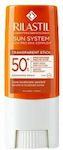 Rilastil System Transparent Αντηλιακό Stick για το Σώμα SPF50 8.5ml